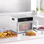 6 bakker mad dehydrator maskine rustfrit stål 400w rykkende