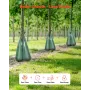 Tree Watering Bag, 3 Packs 20 Gallons Watering Bags for New Trees, 5-9 Hours Slow Release Refillable Tree Drip Irrigation Bags w
