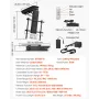 Motoriseret loft TV Mount Electric Flip Down TV Mount til 32-70