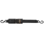 Retractable Ratchet Straps, 2 in x 2 ft Ratchet Tie Down Straps with Security Lock S Hooks, 2 Pack Heavy Duty Ratchet Tie Down S