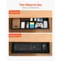 26" Wide Under Desk Drawer Slide Out, Under Desk Mounted Pull-out Drawer Attachment, Hidden Desktop Storage Organizer, Under Tab