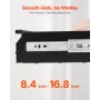 26" Wide Under Desk Drawer Slide Out, Under Desk Mounted Pull-out Drawer Attachment, Hidden Desktop Storage Organizer, Under Tab