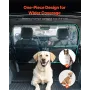 Dog Car Barrier, 50" Wide Car Divider for Front Seats Installation, Vehicle Pet Barrier with See Through Net Mesh, Universal-Fit