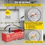 Hydrostatic Pressure Test Pump, Test Up to 60 bar/860 psi, 3.2 Gallon Tank, Hydraulic Manual Water Pressure Tester Kit w/