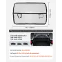 Dogbilbarriere 50 "Brede forsæder Installation Car Divider til