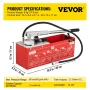 Hydrostatisk trykprøvepumpe, test op til 60 bar/860 psi, 3,2
