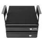  13" Wide Under Desk Drawer Slide Out, Under Table Pull-out Drawer Attachment, Hidden Desktop 2 Layer Storage Organizer, Lo