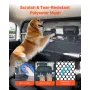 Dog Car Barrier, 46" Wide Car Divider for Cargo Area, Vehicle Pet Barrier with See Through Net Mesh, Universal-Fit Dog Car Barri