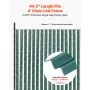 Bottom Locking Privacy Slats, Single-Wall Vertical Bottom-Locking Slats for Chain-Link Fence, High-Density HDPE Chain Link Slats