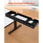 33 "Under desk skuffer Arrangør Slide-Out skuffe Rumsparer