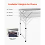 Camping køkkenbord foldning bærbar kokstation 3 justerbare