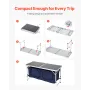 Camping køkkenbord foldning bærbar kokstation 3 justerbare