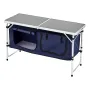 Camping køkkenbord foldning bærbar kokstation 3 justerbare