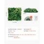 Artificial Grass Wall Panels, 12 PCS 20 x 20 inch, 3D Combination Greenery Boxwood Panel for Indoor Outdoor Green Decor & Ivy Fe
