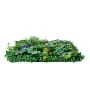 Artificial Grass Wall Panels, 12 PCS 20 x 20 inch, 3D Combination Greenery Boxwood Panel for Indoor Outdoor Green Decor & Ivy Fe