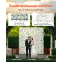 3D Flower Wall Panel, 24 PCS 15 x 15 inch, Artificial Floral Wall Background Mesh Backing Mat,Seamless Design&Easy Installation 