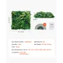 Artificial Grass Wall Panels, 8 PCS 20 x 20 inch, 3D Combination Greenery Boxwood Panel for Indoor Outdoor Green Decor & Ivy Fen