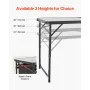 Camping køkkenbord foldning bærbar justerbar madlavningsstation