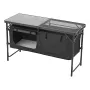 Camping køkkenbord foldning bærbar justerbar madlavningsstation