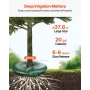 Tree Watering Rings, 4 Pcs 20 Gallons Tree Watering Bags, 6-9 Hours Slow Release, Refillable Planting Water Bags, Water Saving, 