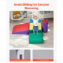 Climbing Toys, 5-Piece Set, Foam Climbing Toys for Toddlers 6 Months to 3 Years Old, PU Leather Climbing Blocks, Indoor Climb an