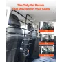 Dog Car Barrier, Adjustable Universal-Fit Vehicle Pet Barrier for Cars, Trucks, SUVs, Moves with Your Vehicle, Tilt Slide Reclin