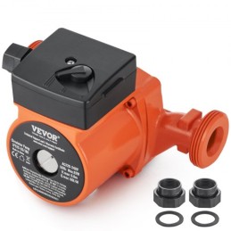 Hot Water Circulation Pump Cast Iron Recirculating Pump 220V 92W, 60 L/min Max Flow Rate, 6m Max Head Lift, 1-1/2" Threaded