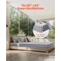 Jordforbundne queen size 95% bomuld + 5% sølvfiber jording ark