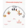 Baby Play Gym Mat Tummy Time Activity Mat med 5 sensoriske