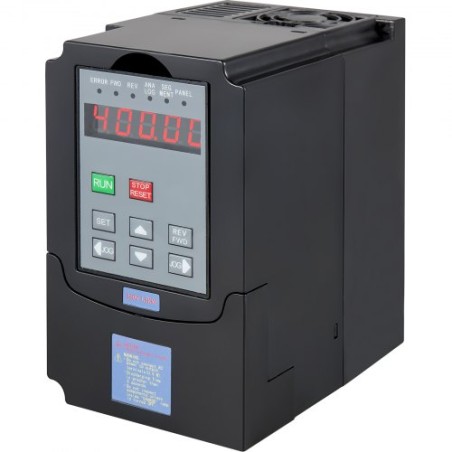 Variabel frekvensdrev 5,5 kW VFD-drev 220V Variabel frekvensdrev inverter Savingfrekvent fungerer automatisk med 1