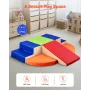 Climbing Toys, 6-Piece Set, Foam Climbing Toys for Toddlers 6 Months to 3 Years Old, PU Leather Climbing Blocks, Indoor Climb an