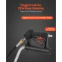 21" Pressure Washer Surface Cleaner, Stainless Steel Pressure Washer Attachments with 4 Wheels, 4500 Max PSI, 3/8 Quick Connecto