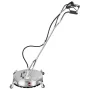 Pressure Washer Surface Cleaner, 50.8 cm, Max. 4000 PSI Pressure by 2 Nozzles for Cleaning Driveways, Sidewalks, Stainless Steel