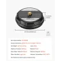15 "Trykskive Surface Cleaner 4 Wheels 3000 Max Psi Plastic