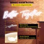 Neonskilt, 24 "x 10" + 17 "x 9" Bedre sammen, justerbar