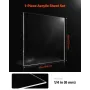 Plexiglass Acrylic Sheet, 1 Pack Plastic Sheet, 36 x 48 Inch 1/4 Inch Thick Clear Plastic Cast Transparent Glass for Crafting Pr