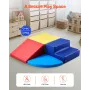 Climbing Toys, 4-Piece Set, Foam Climbing Toys for Toddlers 6 Months to 3 Years Old, PU Leather Climbing Blocks, Indoor Climb an