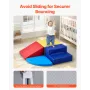 Climbing Toys, 4-Piece Set, Foam Climbing Toys for Toddlers 6 Months to 3 Years Old, PU Leather Climbing Blocks, Indoor Climb an