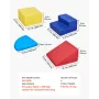 Climbing Toys, 4-Piece Set, Foam Climbing Toys for Toddlers 6 Months to 3 Years Old, PU Leather Climbing Blocks, Indoor Climb an