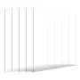PET/Plexiglass Sheets, 5-Pack Plastic Sheet, 24 x 36 Inch 0.04 Inch Thick Transparent Clear Flexible Plastic Panels for Craft, R