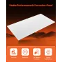 1-pakke HDPE Plastic Sheet Board 24 x 48 tommer plastpanel 1/2
