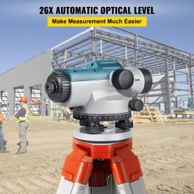 Automatisk optisk niveau, 26x, 40?