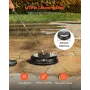 15" Pressure Washer Surface Cleaner, Plastic Pressure Washer Attachments with 4 Wheels, 4000 Max PSI, 1/4 Quick Connector, 2 Spr