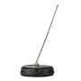 15" Pressure Washer Surface Cleaner, Plastic Pressure Washer Attachments with 4 Wheels, 4000 Max PSI, 1/4 Quick Connector, 2 Spr