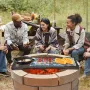 32 "Rektangel koge rist Fire Pit Grill Grate X-Marks kraftigt
