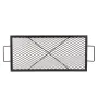 32 "Rektangel koge rist Fire Pit Grill Grate X-Marks kraftigt