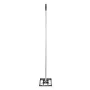 Lawn Leveling Rake, Lawn Leveler with 78 in Handle, 17x10 in Ground Plate, Rust-Resistant Carbon Steel Soil Leveler, 5 Heights A