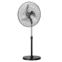 Industrial Pedestal Fan, 20 Inch 90-Degree Oscillating Fan, Height Adjustable Standing Fans with 3 Adjustable Speeds, High Power