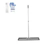 Lawn Leveling Rake, Lawn Leveler with 83.9 in Handle, 36x10 in Ground Plate, Rust-Resistant Carbon Steel Soil Leveler, 3 Heights