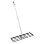 Lawn Leveling Rake, Lawn Leveler with 83.9 in Handle, 36x10 in Ground Plate, Rust-Resistant Carbon Steel Soil Leveler, 3 Heights